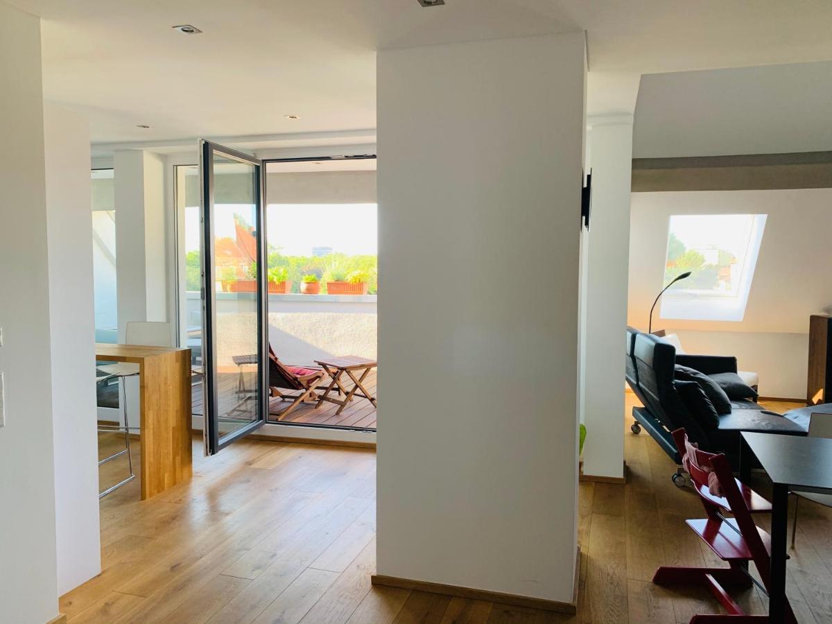 ハノーファーExklusives Penthouse Im Ehemaligen Bunkerアパートメント エクステリア 写真